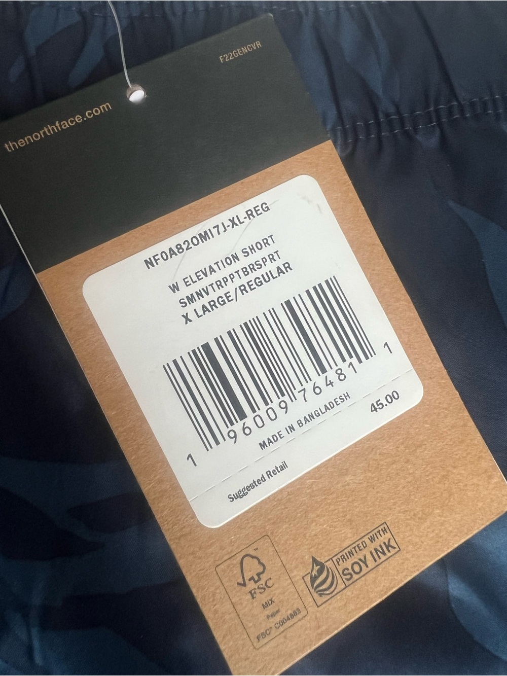 NWT Womens Elevation Short - Navy/Black